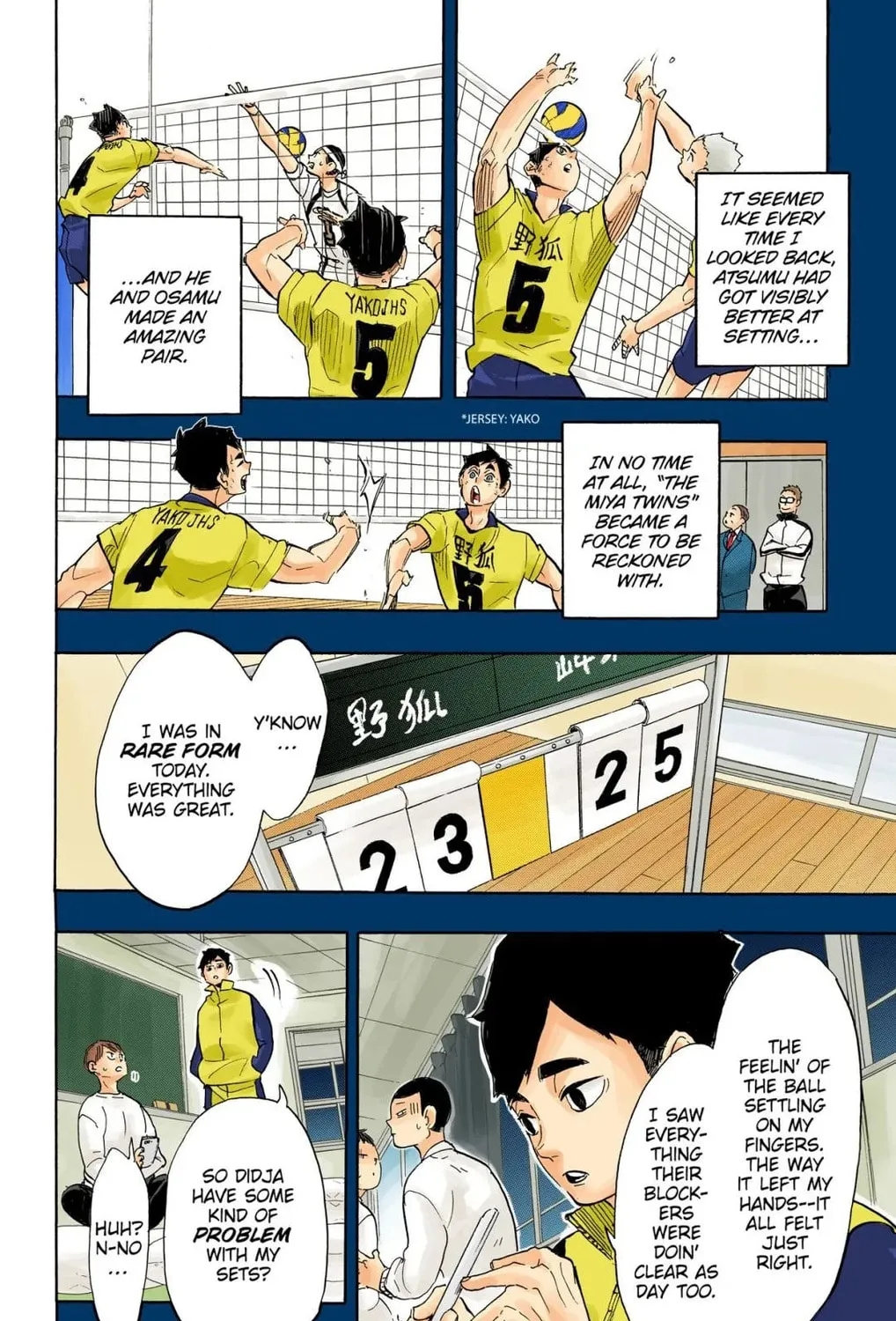 Read Haikyu!! (Official Colored) (Colored) chapter 279 image 20 on Lezhin