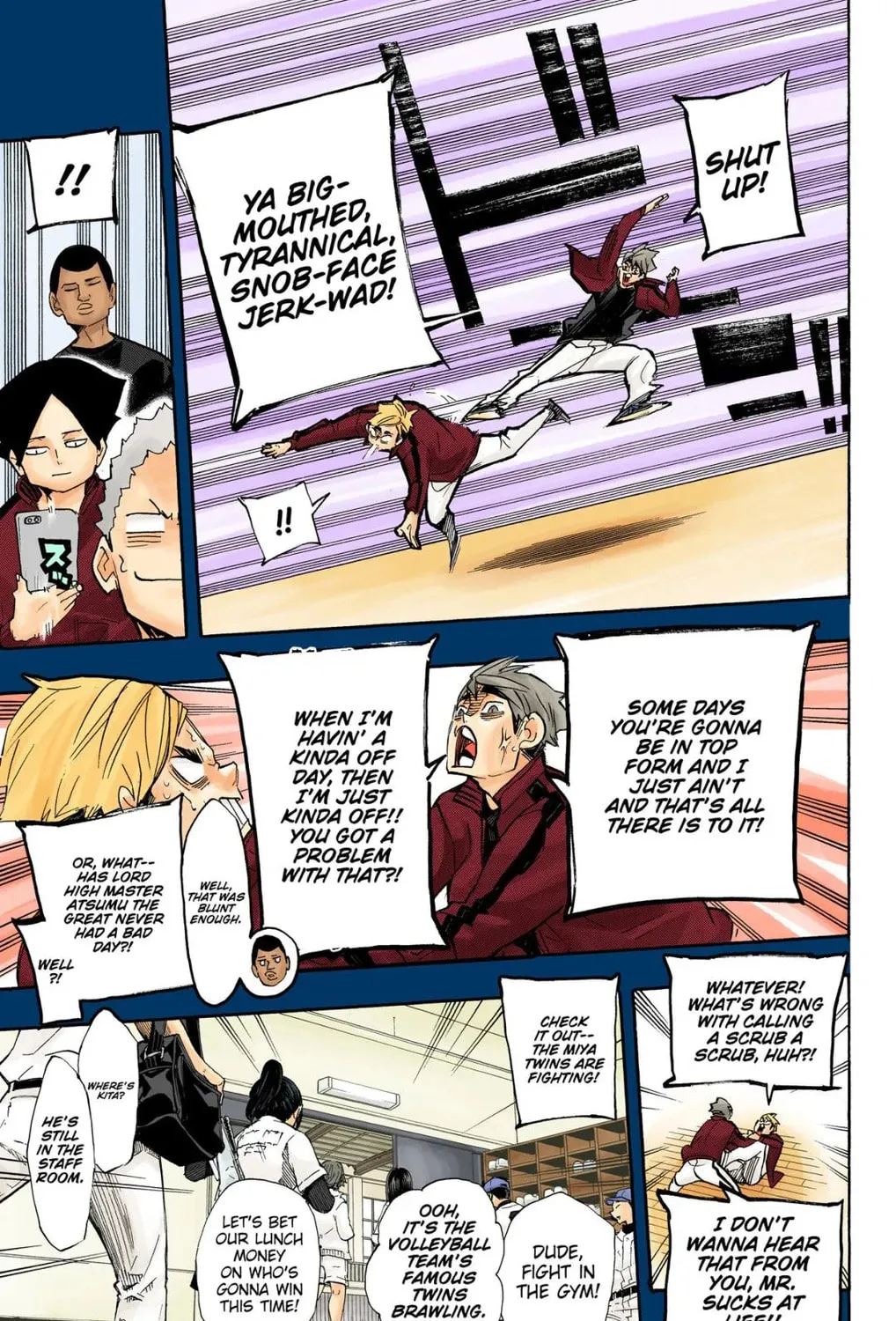 Read Haikyu!! (Official Colored) (Colored) chapter 279 image 26 on Lezhin