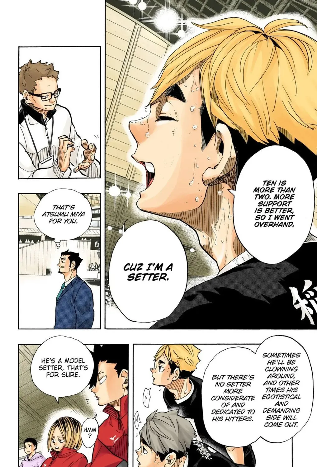 Read Haikyu!! (Official Colored) (Colored) chapter 279 image 42 on Lezhin