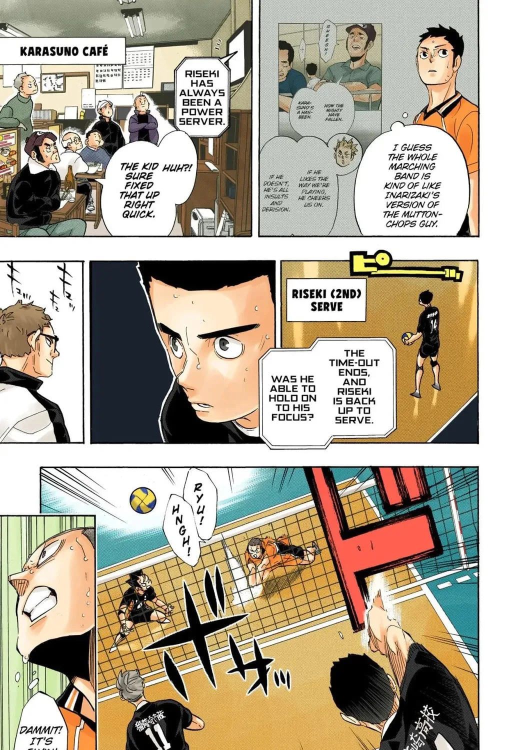 Read Haikyu!! (Official Colored) (Colored) chapter 280 image 8 on Lezhin