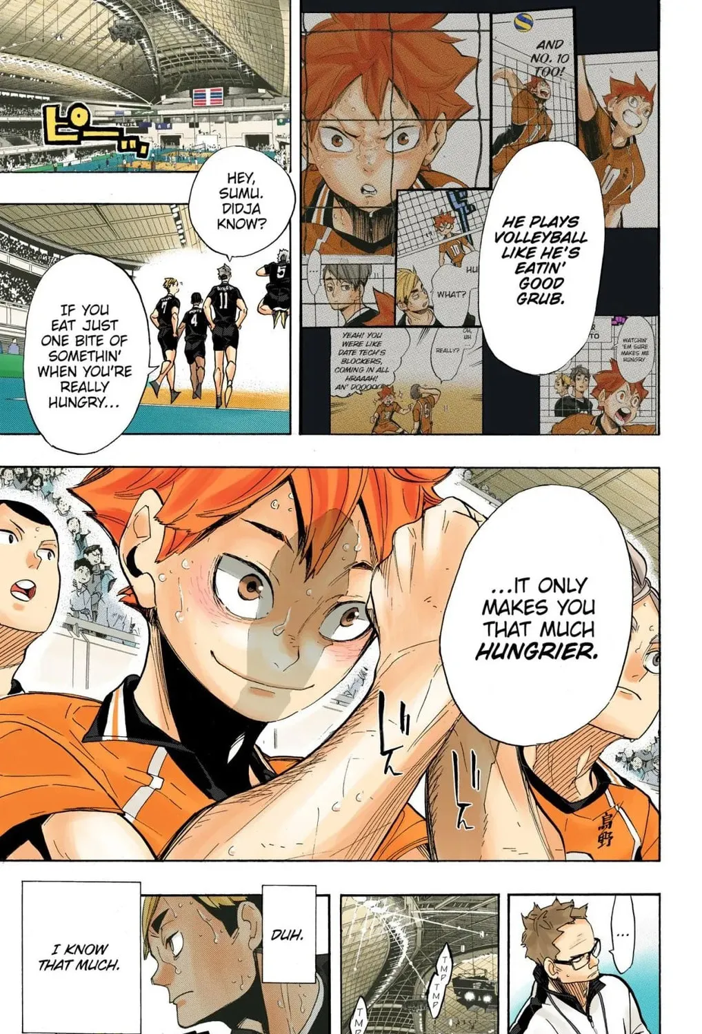 Read Haikyu!! (Official Colored) (Colored) chapter 282 image 32 on Lezhin