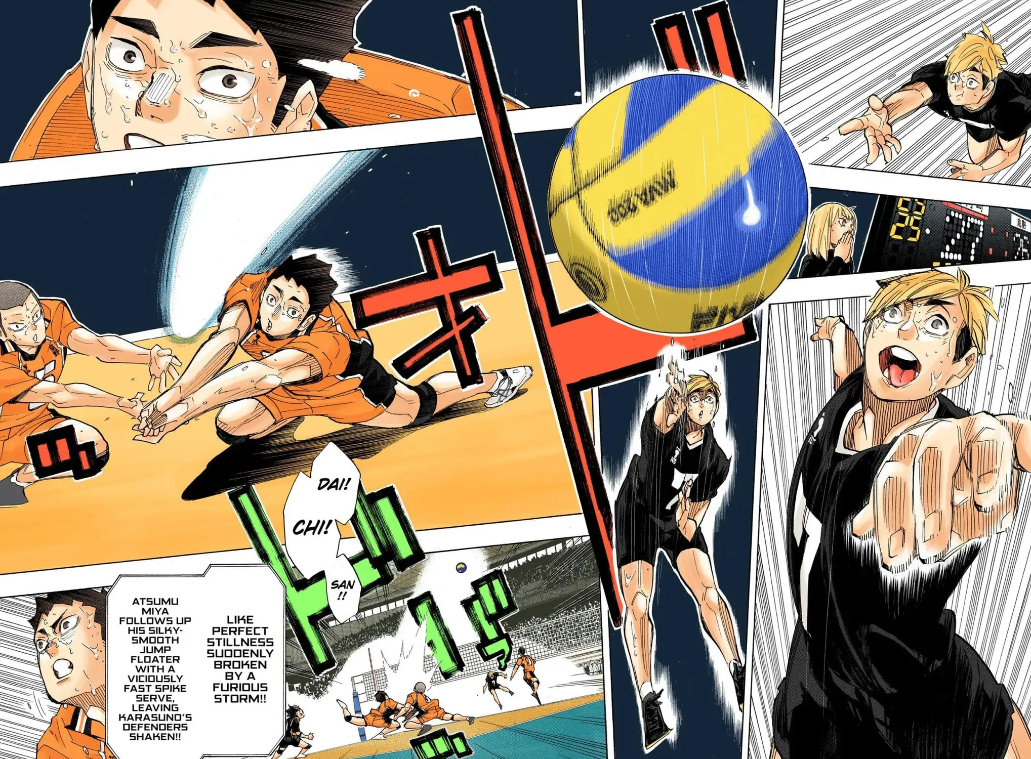Read Haikyu!! (Official Colored) (Colored) chapter 287 image 12 on Lezhin