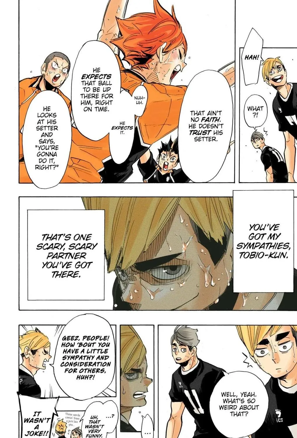 Read Haikyu!! (Official Colored) (Colored) chapter 287 image 22 on Lezhin