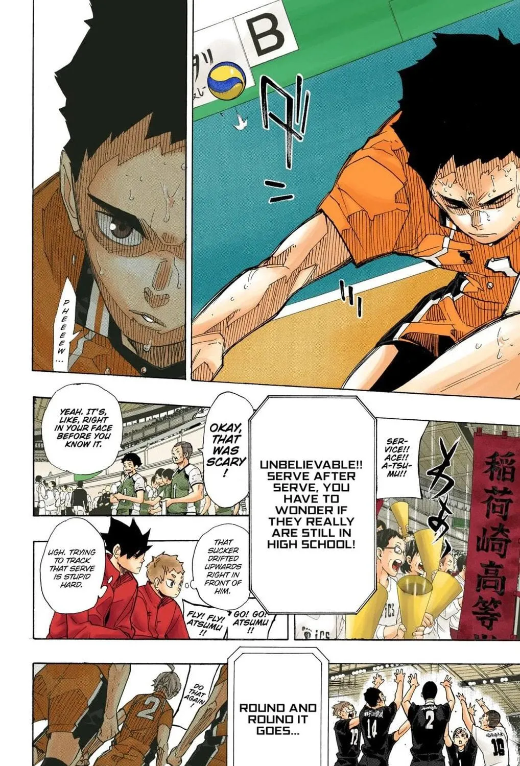 Read Haikyu!! (Official Colored) (Colored) chapter 287 image 4 on Lezhin