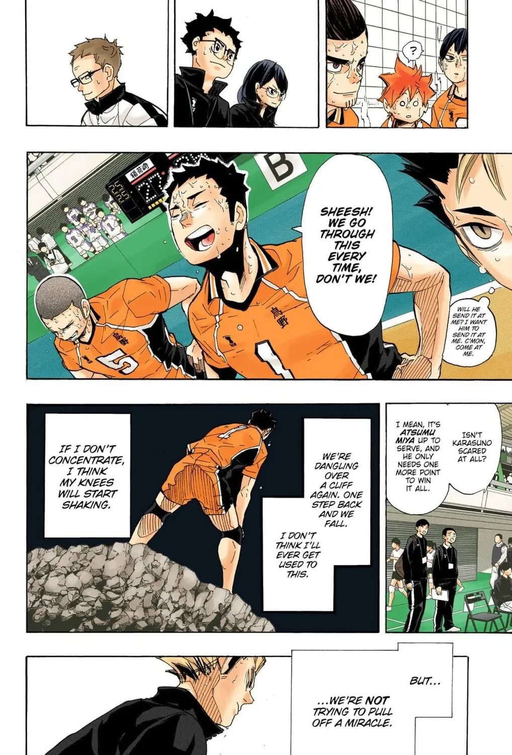 Read Haikyu!! (Official Colored) (Colored) chapter 287 image 8 on Lezhin