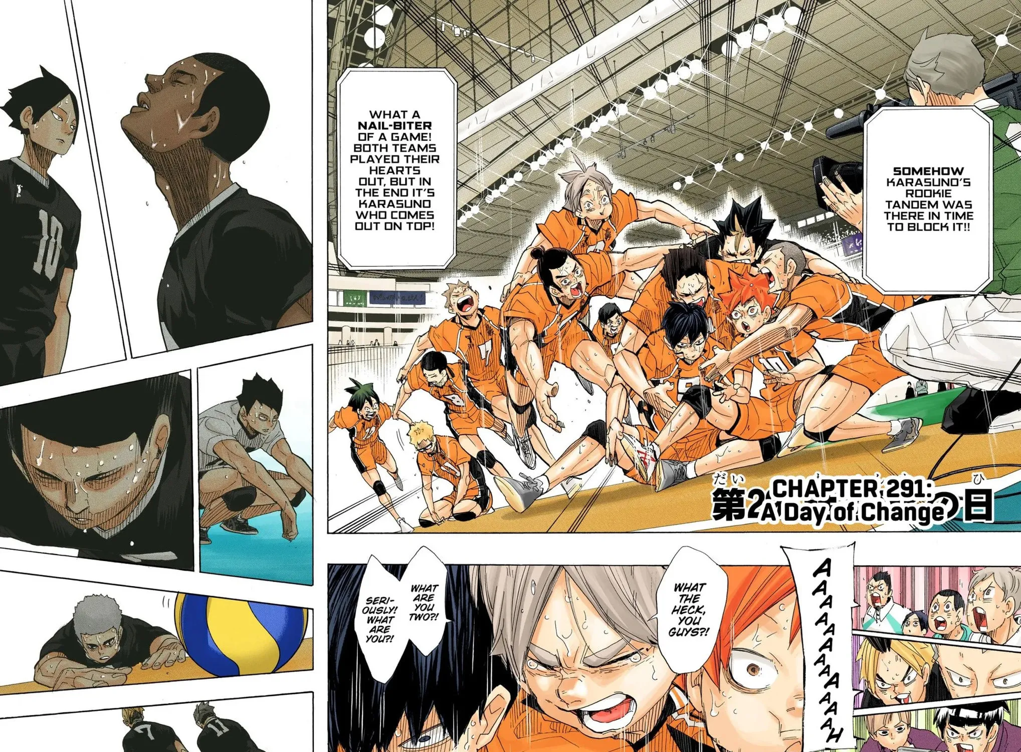 Read Haikyu!! (Official Colored) (Colored) chapter 291 image 2 on Lezhin