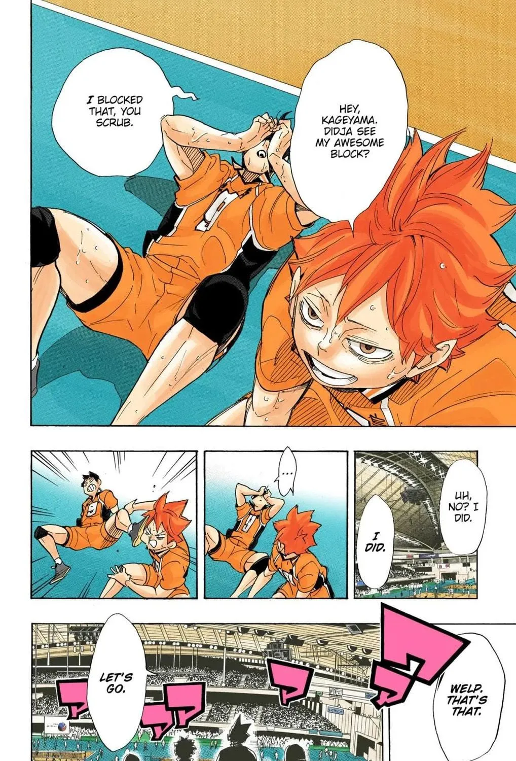 Read Haikyu!! (Official Colored) (Colored) chapter 291 image 4 on Lezhin