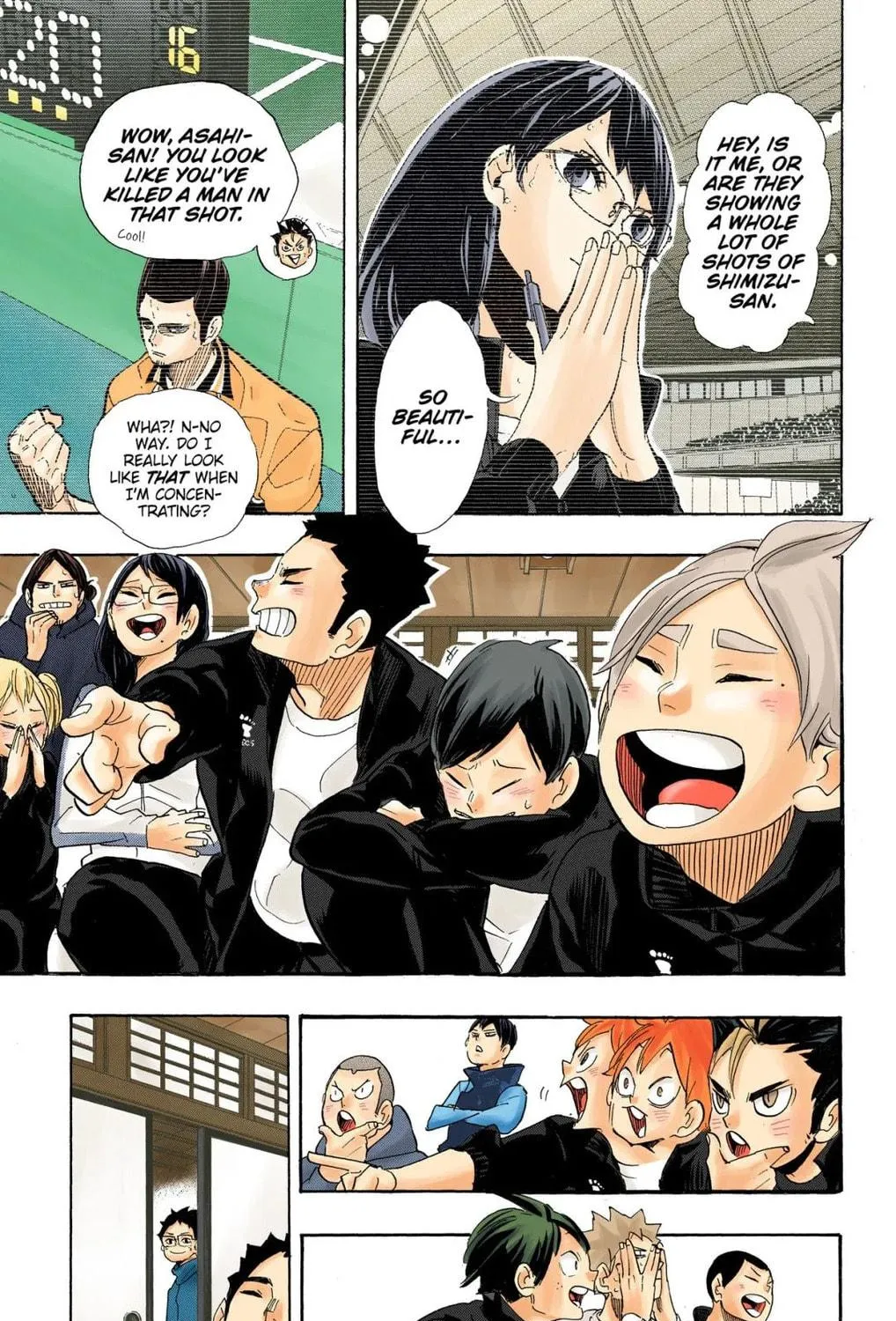 Read Haikyu!! (Official Colored) (Colored) chapter 292 image 10 on Lezhin
