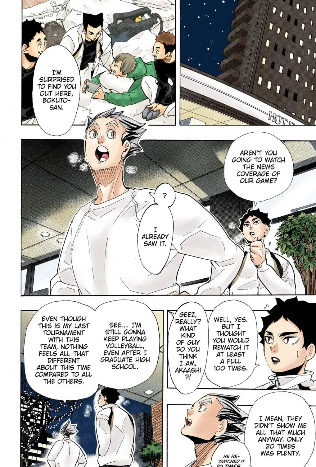 Read Haikyu!! (Official Colored) (Colored) chapter 292 image 12 on Lezhin