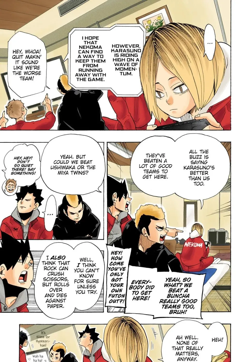 Read Haikyu!! (Official Colored) (Colored) chapter 292 image 26 on Lezhin