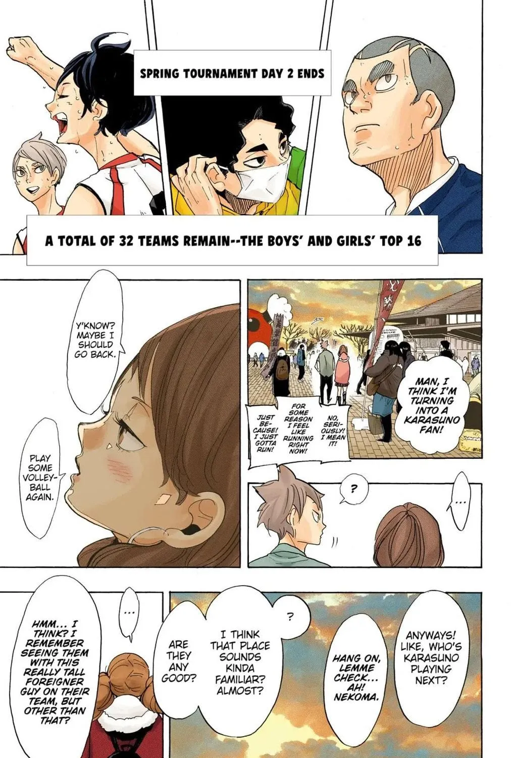 Read Haikyu!! (Official Colored) (Colored) chapter 292 image 4 on Lezhin
