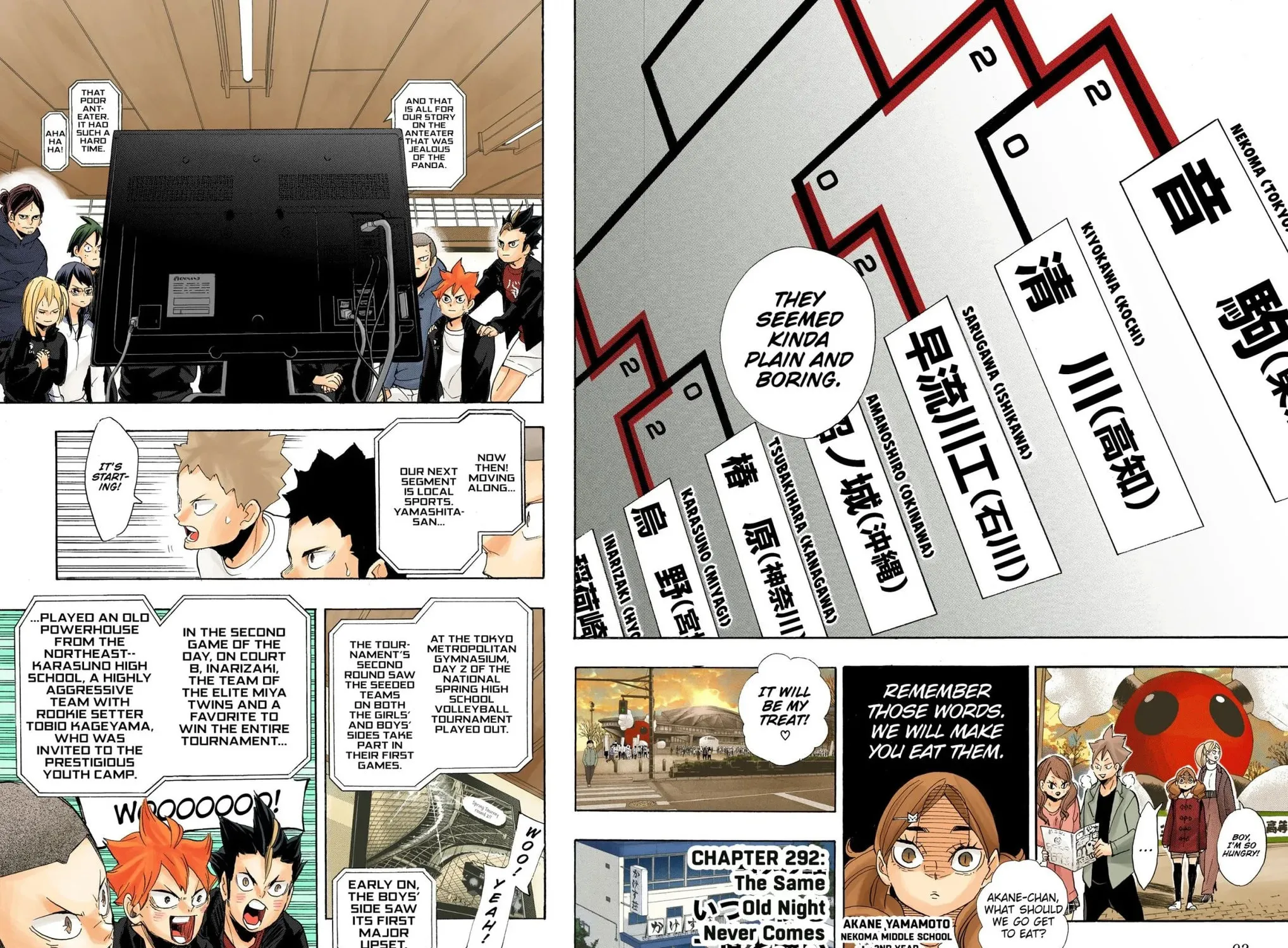 Read Haikyu!! (Official Colored) (Colored) chapter 292 image 6 on Lezhin