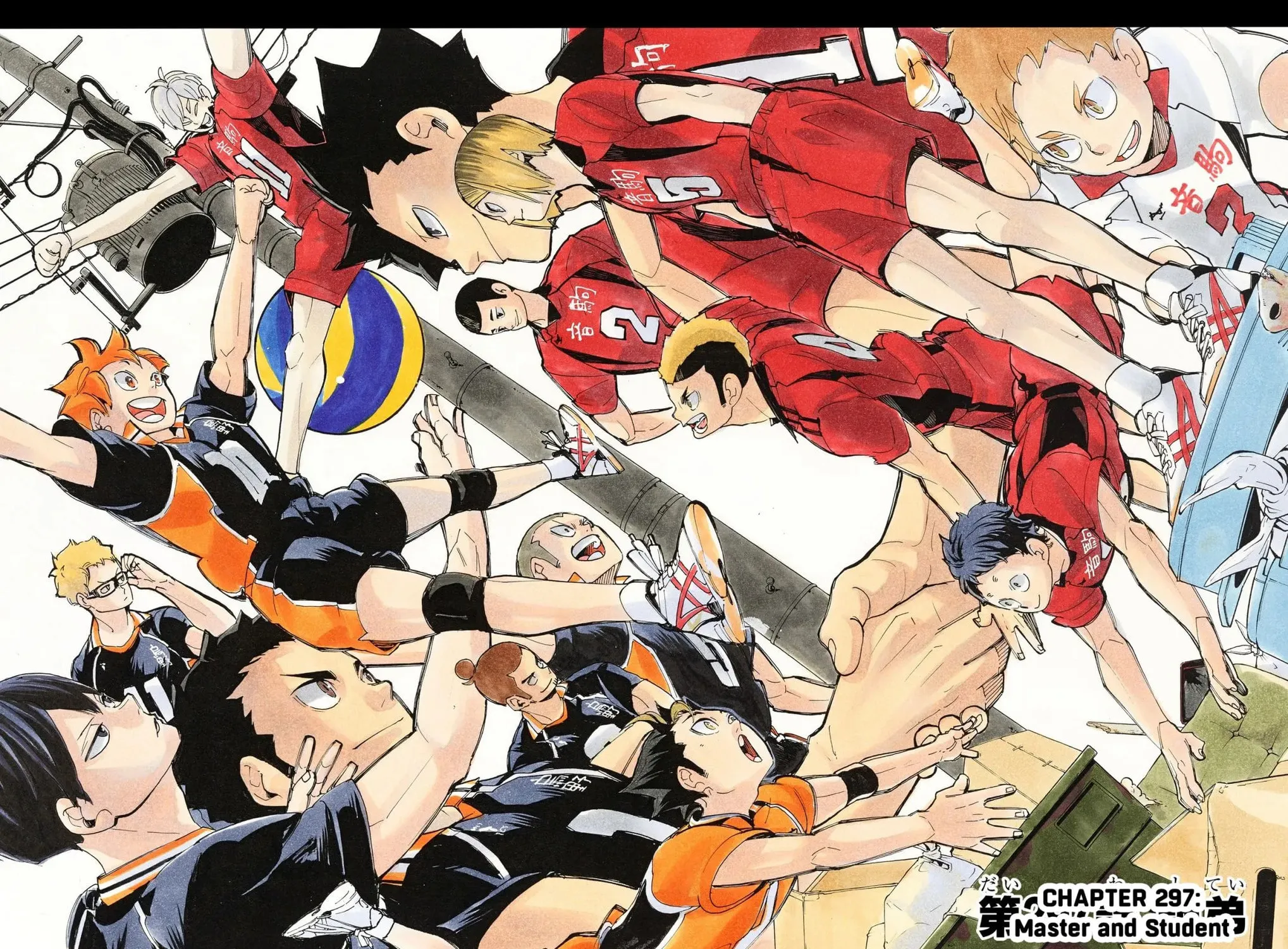 Read Haikyu!! (Official Colored) (Colored) chapter 297 image 12 on Lezhin
