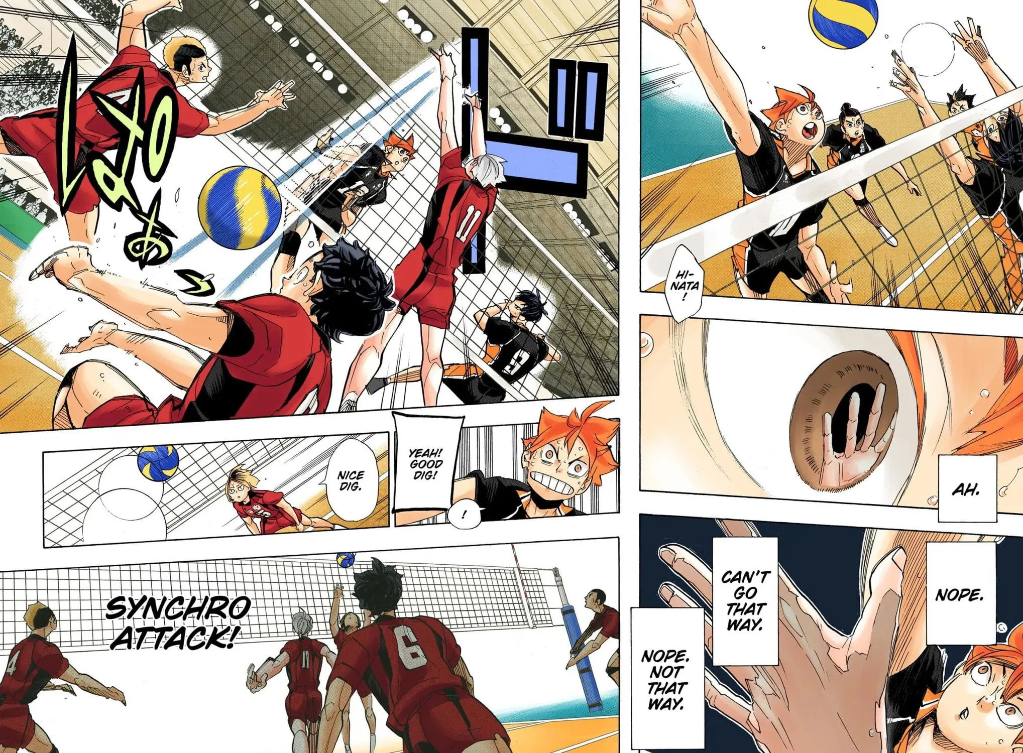Read Haikyu!! (Official Colored) (Colored) chapter 299 image 18 on Lezhin