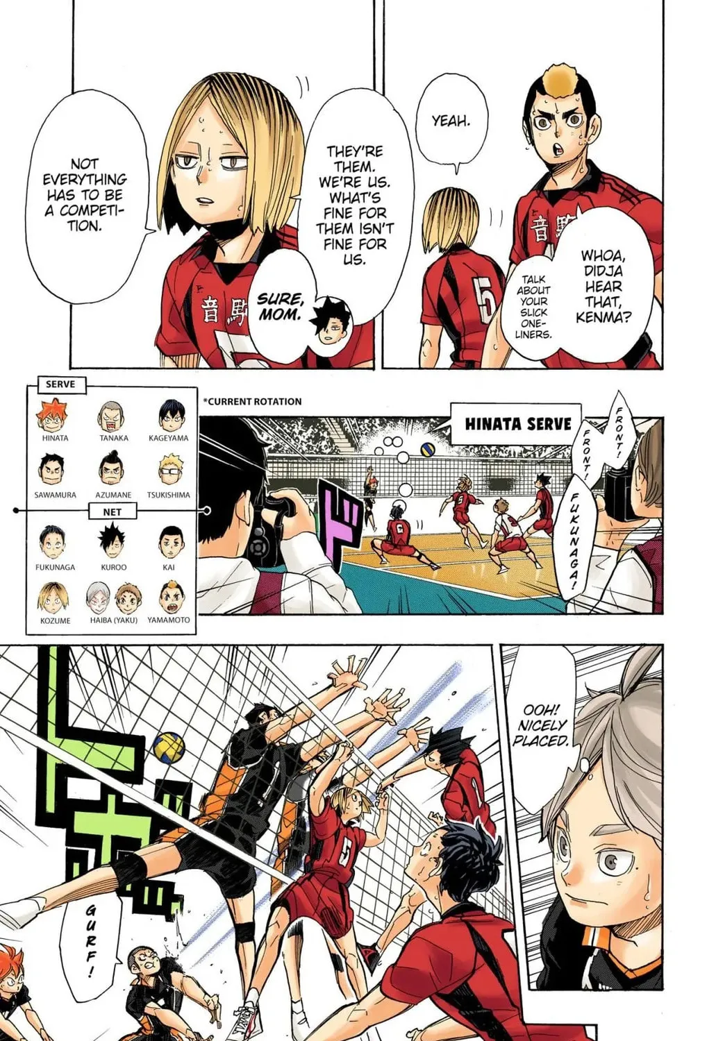 Read Haikyu!! (Official Colored) (Colored) chapter 300 image 20 on Lezhin