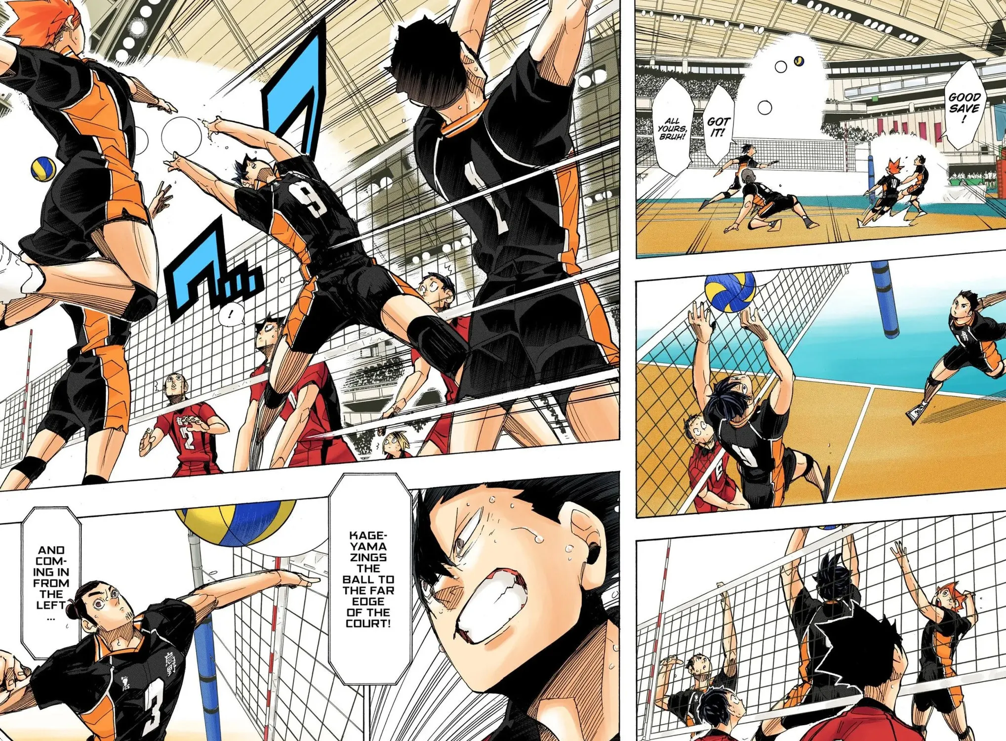Read Haikyu!! (Official Colored) (Colored) chapter 300 image 22 on Lezhin