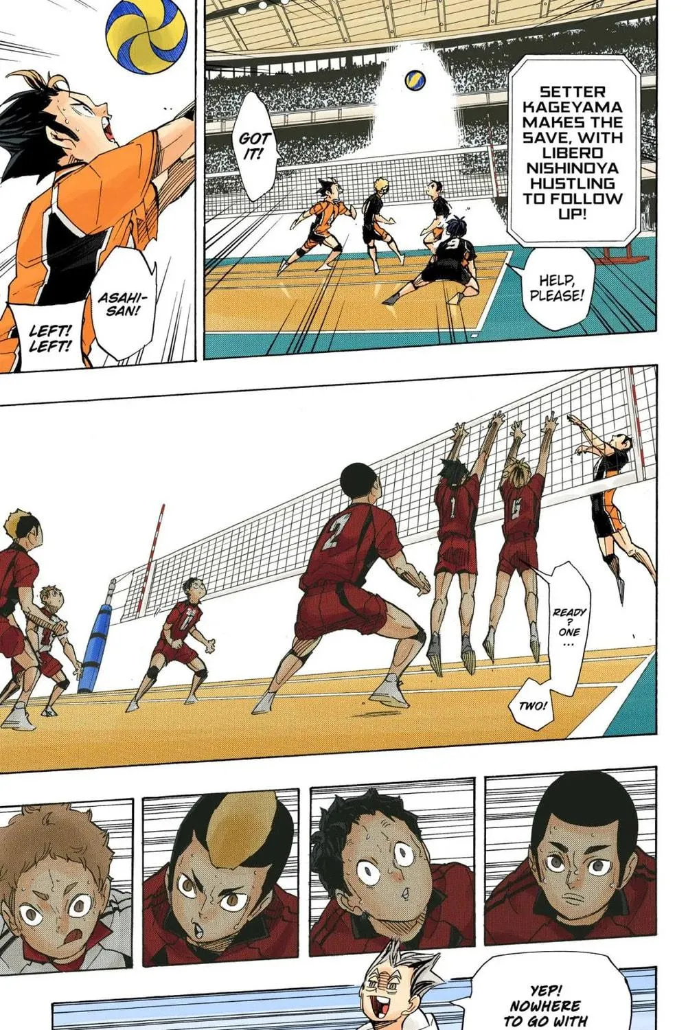 Read Haikyu!! (Official Colored) (Colored) chapter 301 image 10 on Lezhin