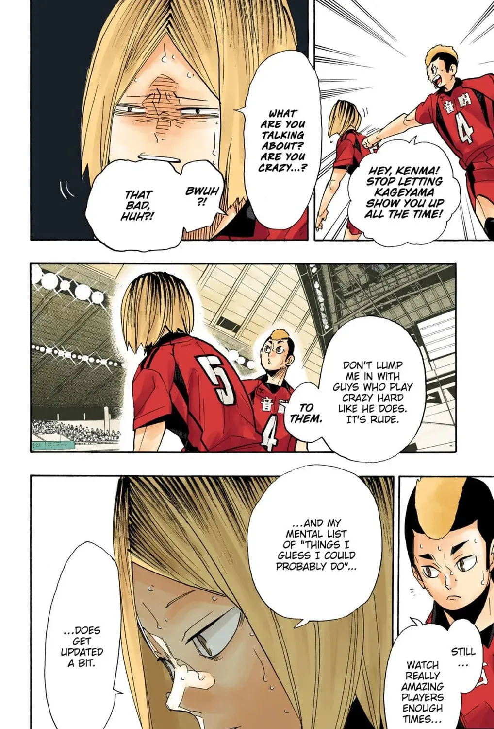 Read Haikyu!! (Official Colored) (Colored) chapter 301 image 32 on Lezhin