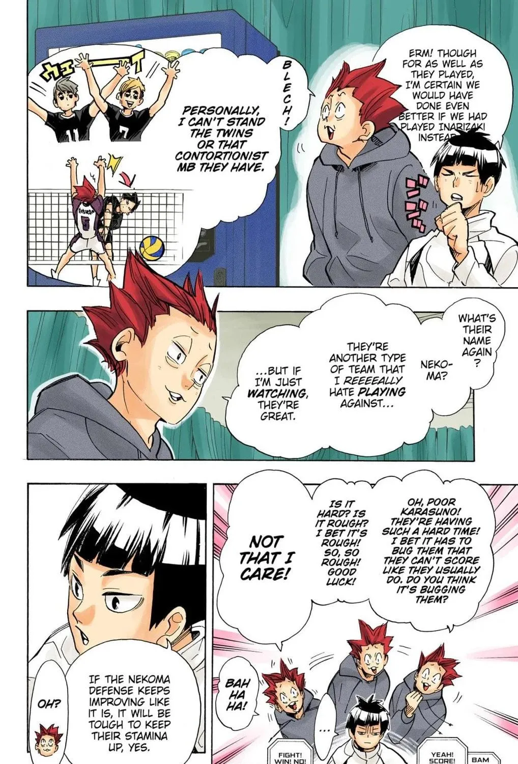 Read Haikyu!! (Official Colored) (Colored) chapter 301 image 4 on Lezhin