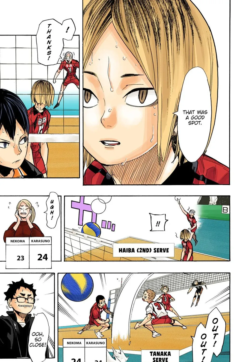 Read Haikyu!! (Official Colored) (Colored) chapter 302 image 24 on Lezhin