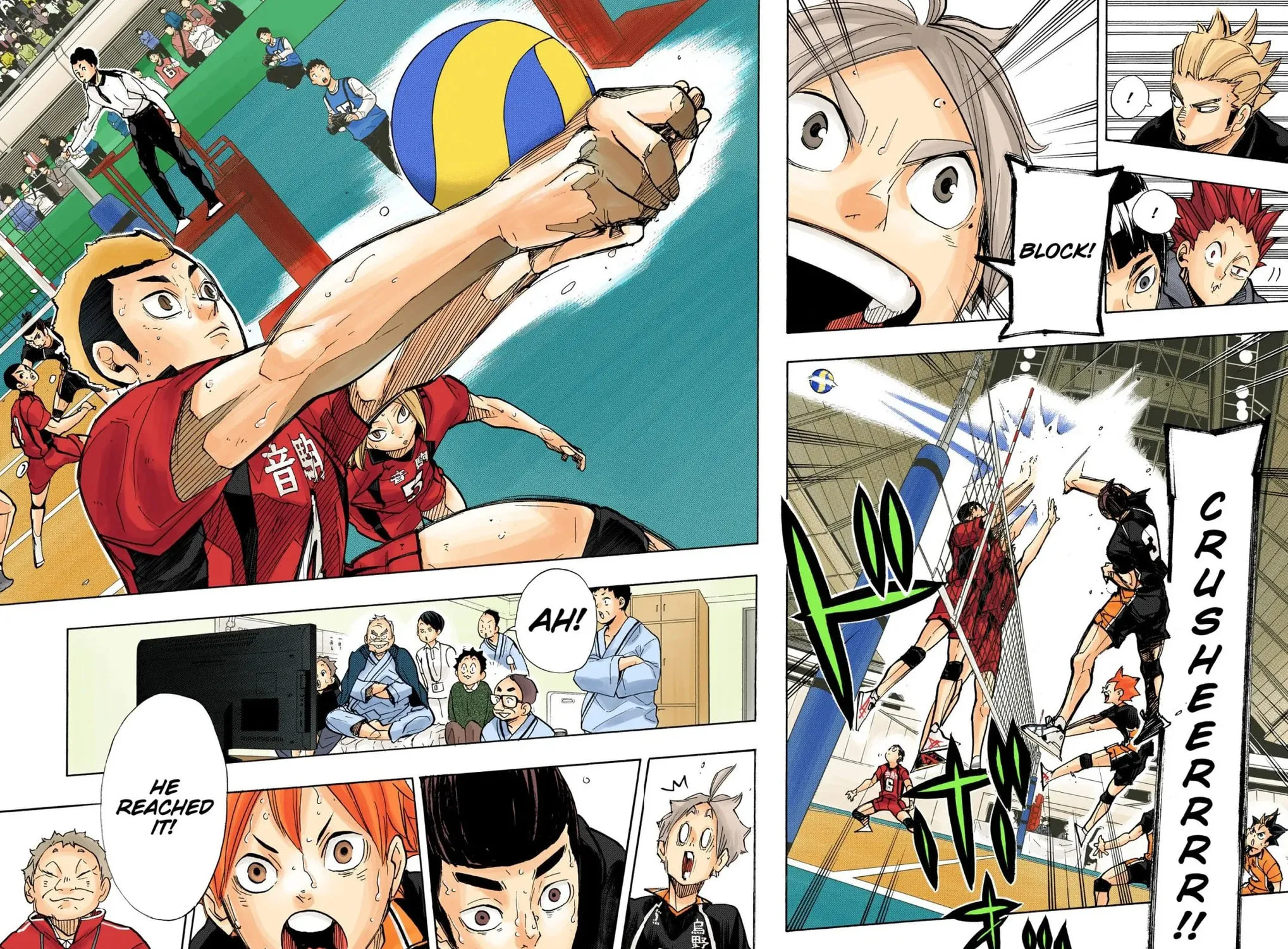 Read Haikyu!! (Official Colored) (Colored) chapter 302 image 32 on Lezhin
