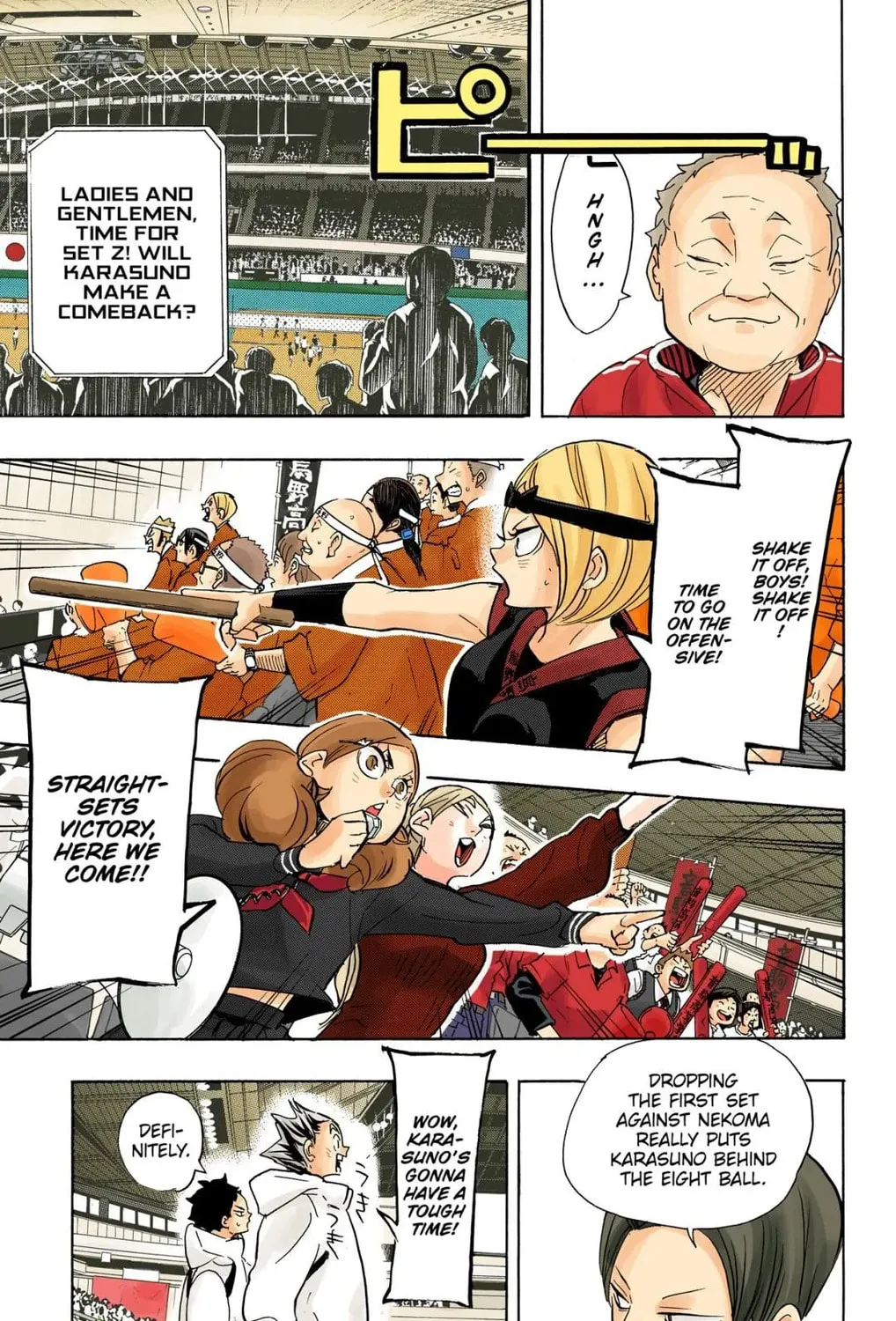 Read Haikyu!! (Official Colored) (Colored) chapter 305 image 14 on Lezhin
