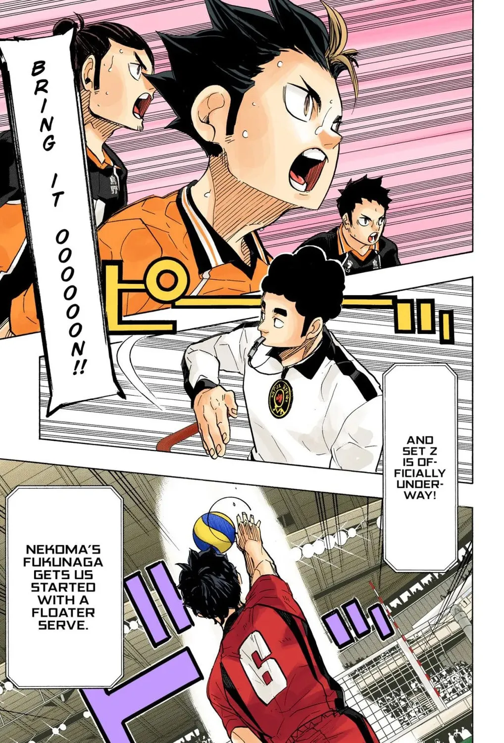 Read Haikyu!! (Official Colored) (Colored) chapter 305 image 18 on Lezhin