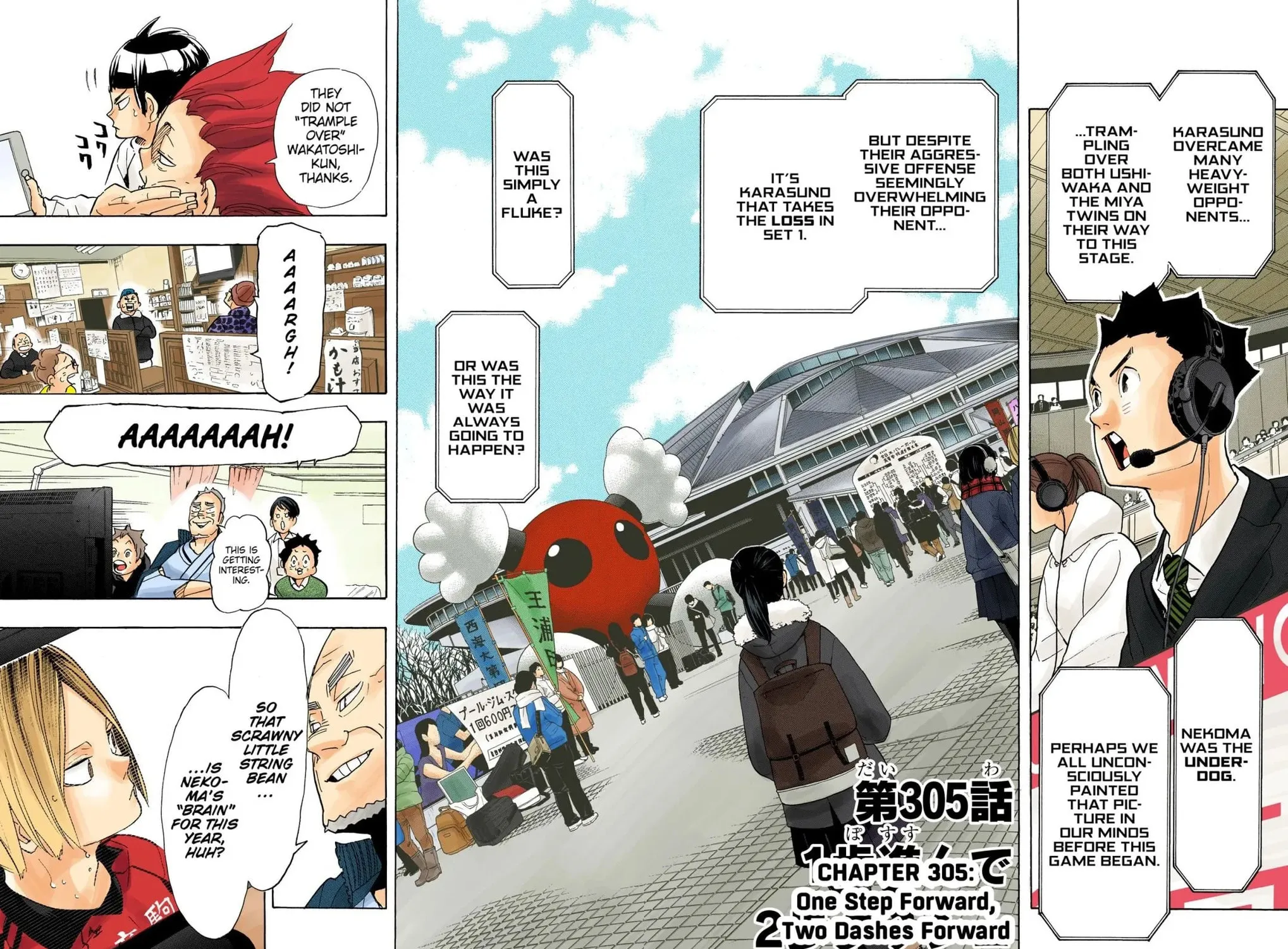 Read Haikyu!! (Official Colored) (Colored) chapter 305 image 2 on Lezhin