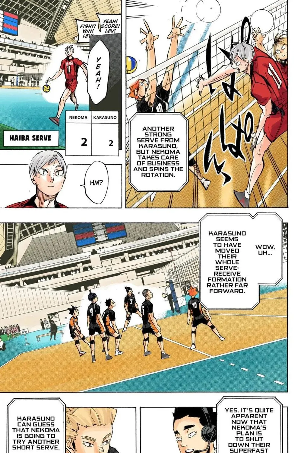 Read Haikyu!! (Official Colored) (Colored) chapter 306 image 28 on Lezhin