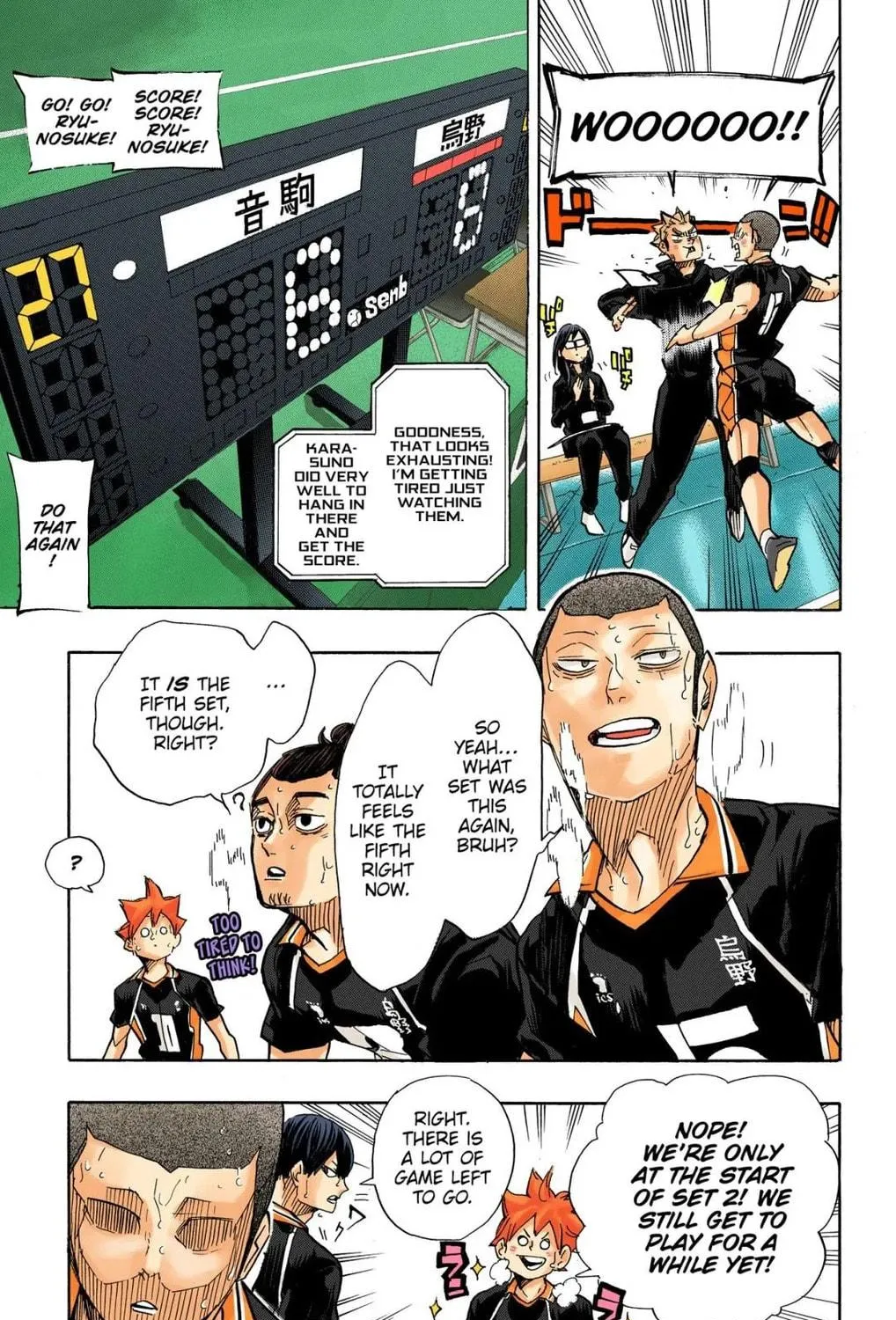 Read Haikyu!! (Official Colored) (Colored) chapter 308 image 10 on Lezhin