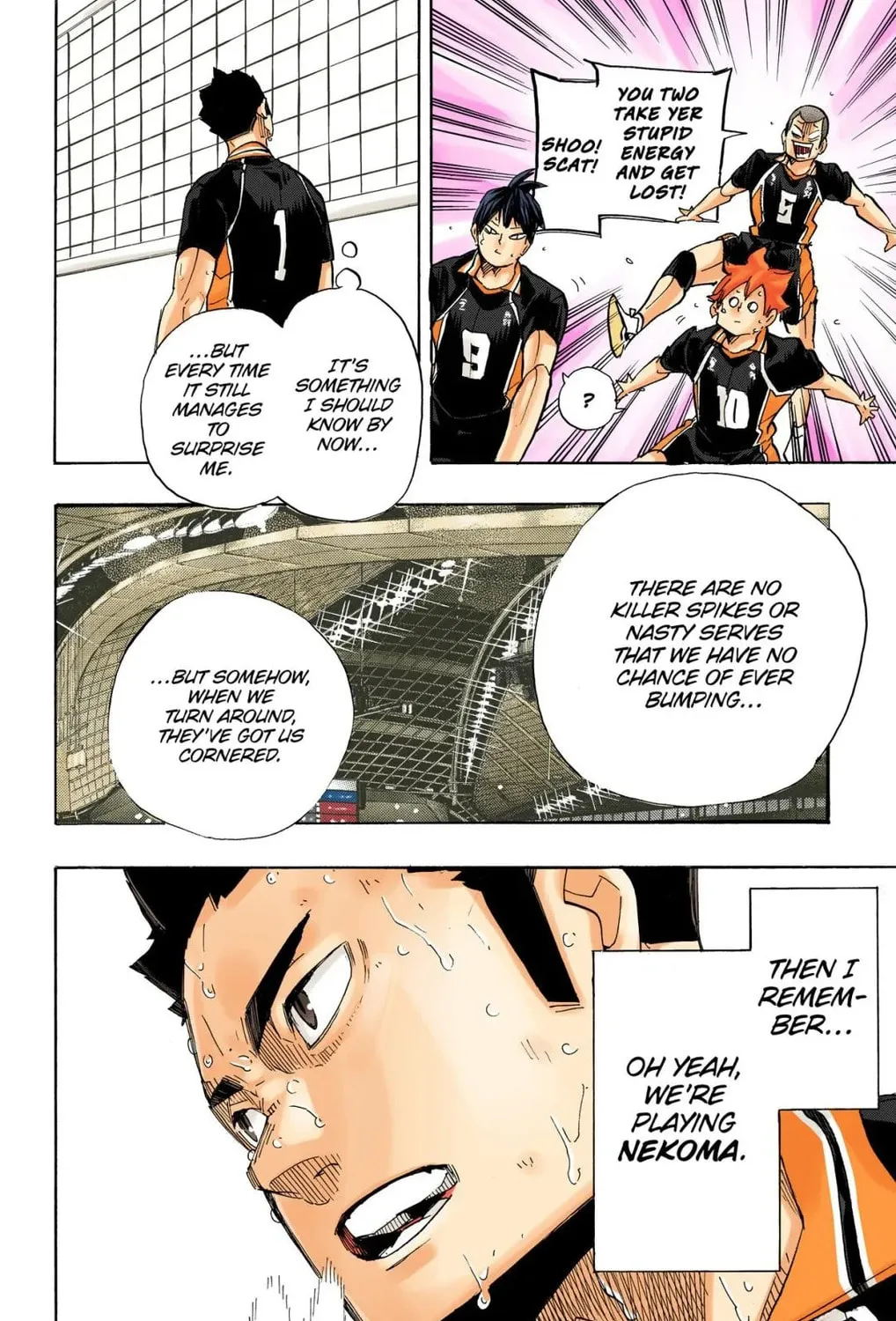 Read Haikyu!! (Official Colored) (Colored) chapter 308 image 12 on Lezhin