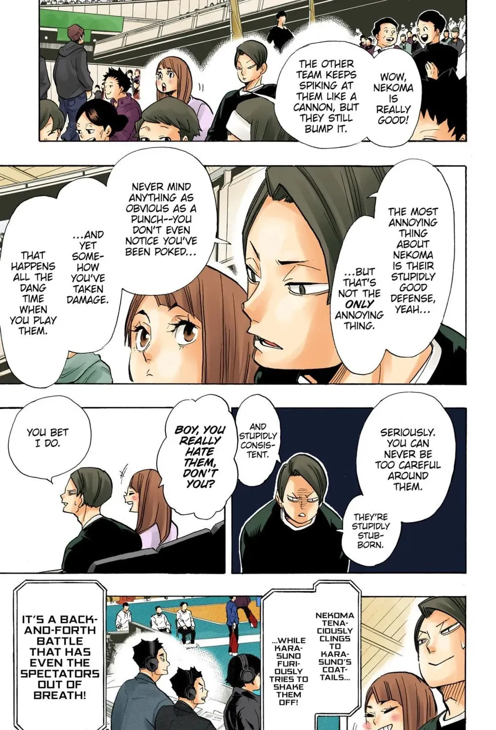Read Haikyu!! (Official Colored) (Colored) chapter 308 image 14 on Lezhin