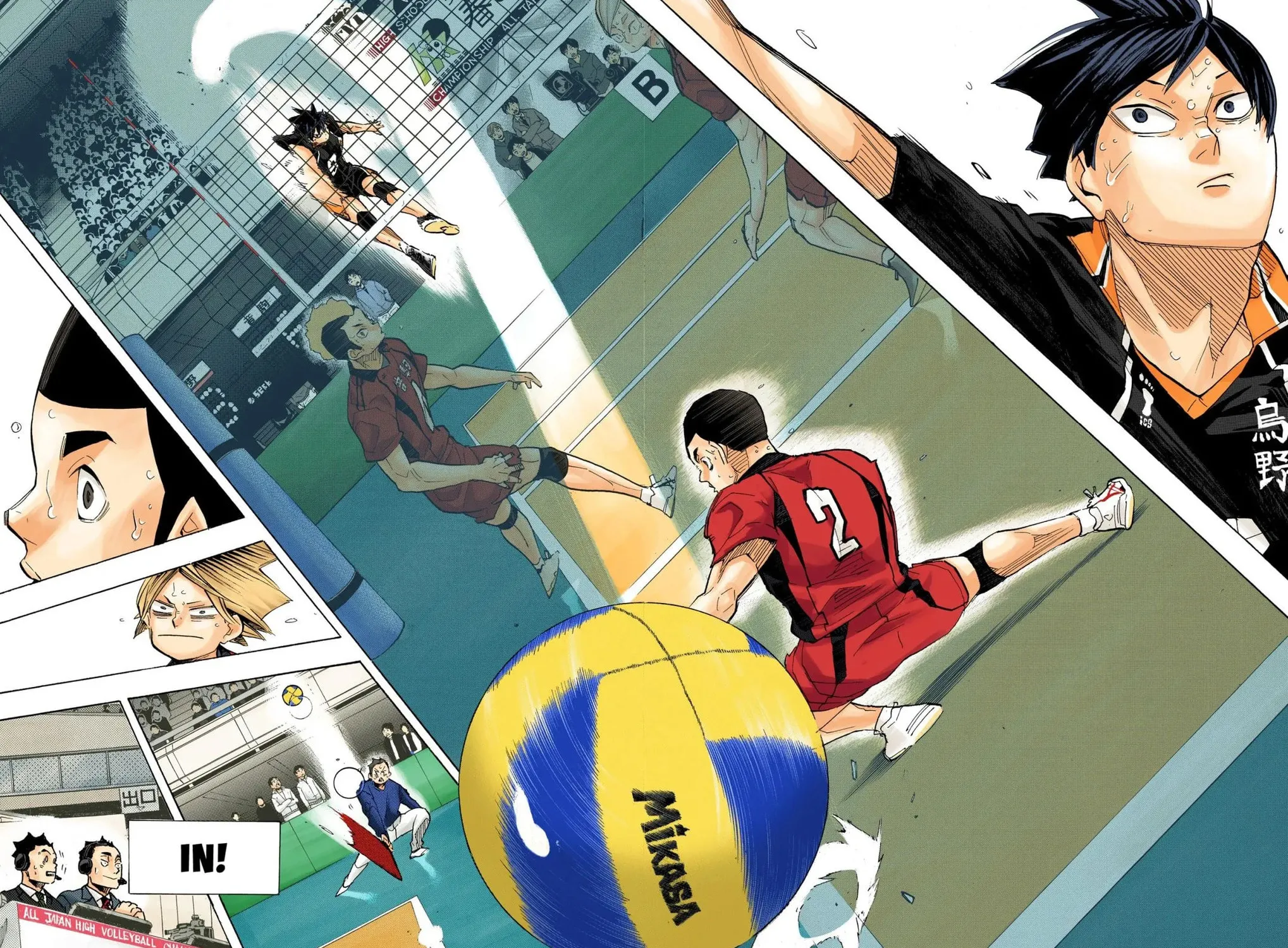 Read Haikyu!! (Official Colored) (Colored) chapter 308 image 16 on Lezhin