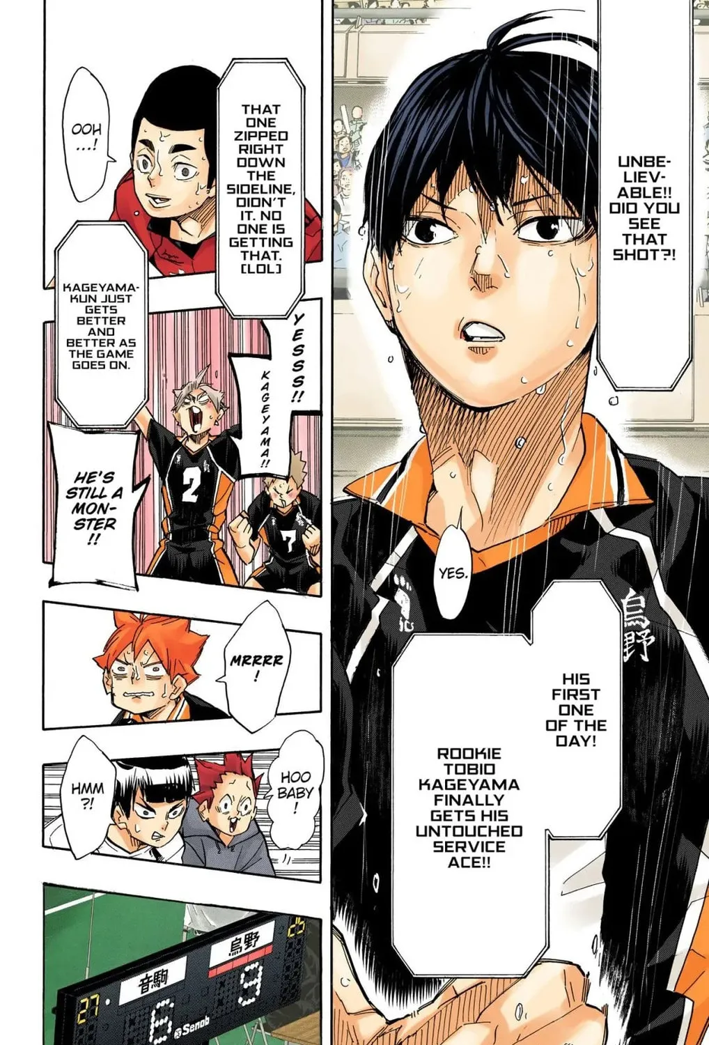 Read Haikyu!! (Official Colored) (Colored) chapter 308 image 18 on Lezhin