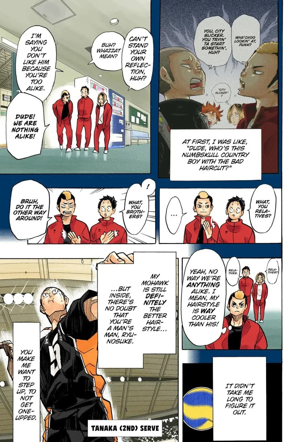 Read Haikyu!! (Official Colored) (Colored) chapter 309 image 12 on Lezhin