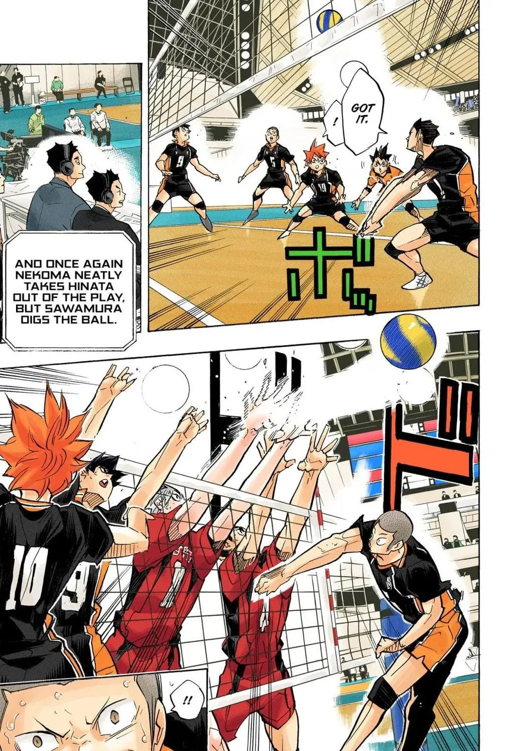 Read Haikyu!! (Official Colored) (Colored) chapter 309 image 4 on Lezhin