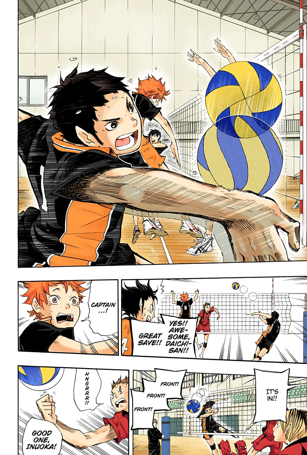 Read Haikyu!! (Official Colored) (Colored) chapter 31 image 6 on Lezhin