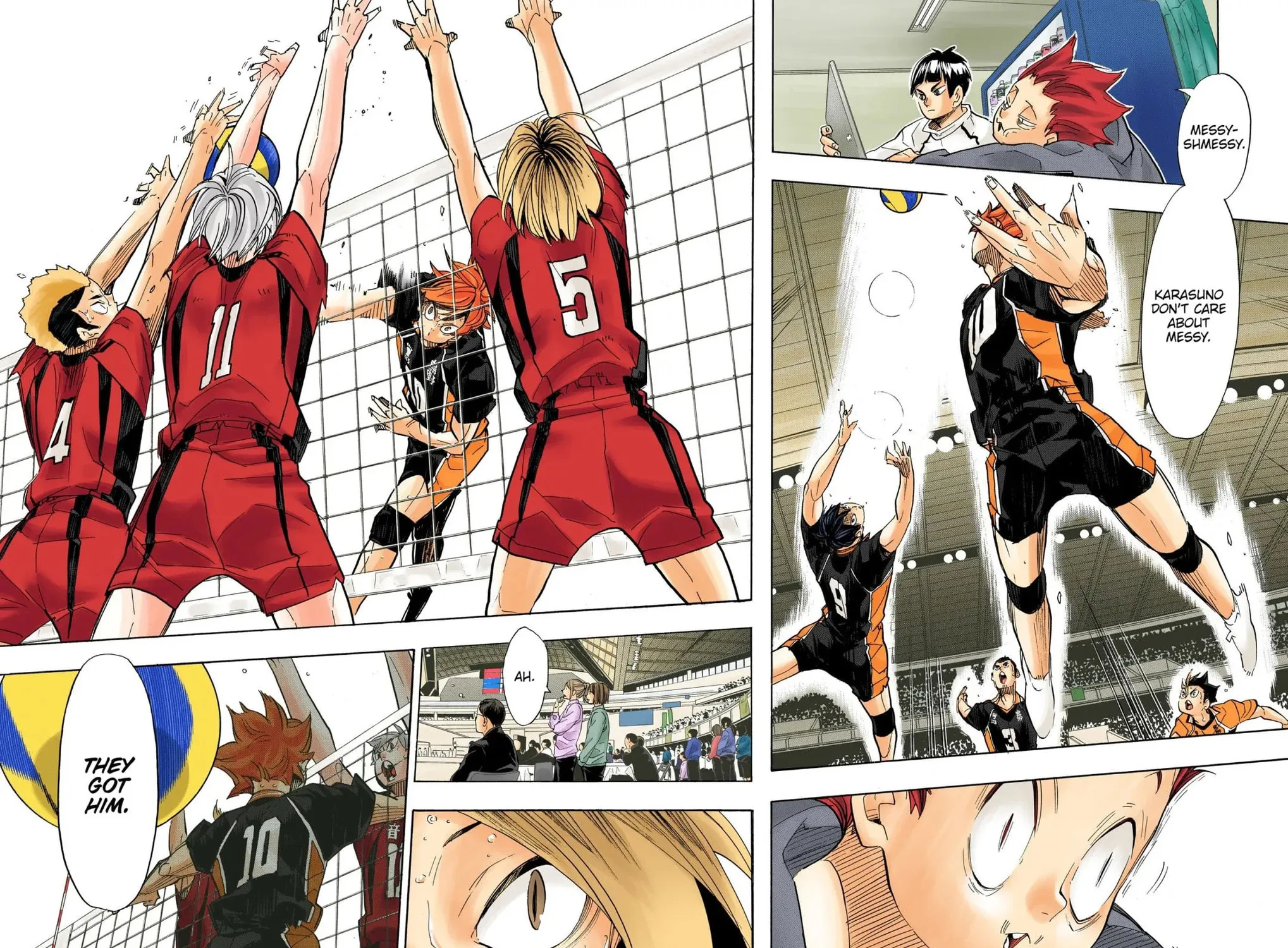 Read Haikyu!! (Official Colored) (Colored) chapter 310 image 10 on Lezhin