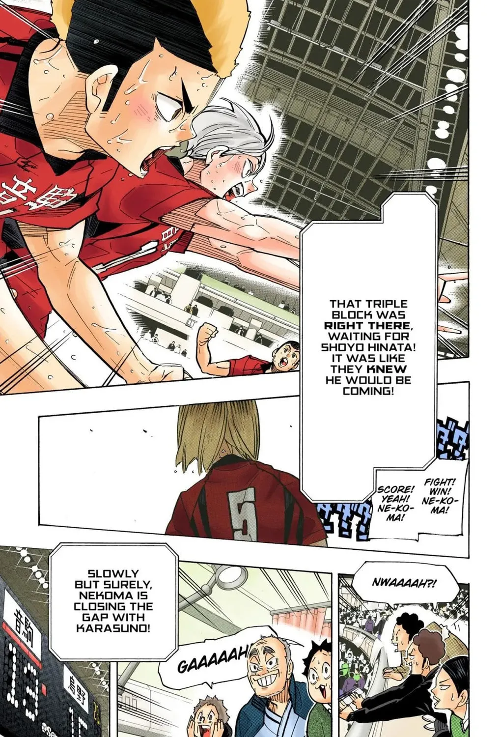 Read Haikyu!! (Official Colored) (Colored) chapter 310 image 14 on Lezhin