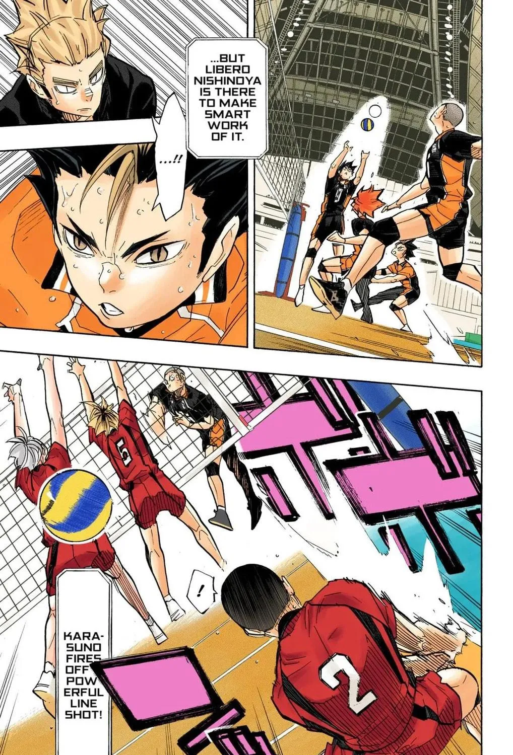 Read Haikyu!! (Official Colored) (Colored) chapter 310 image 4 on Lezhin