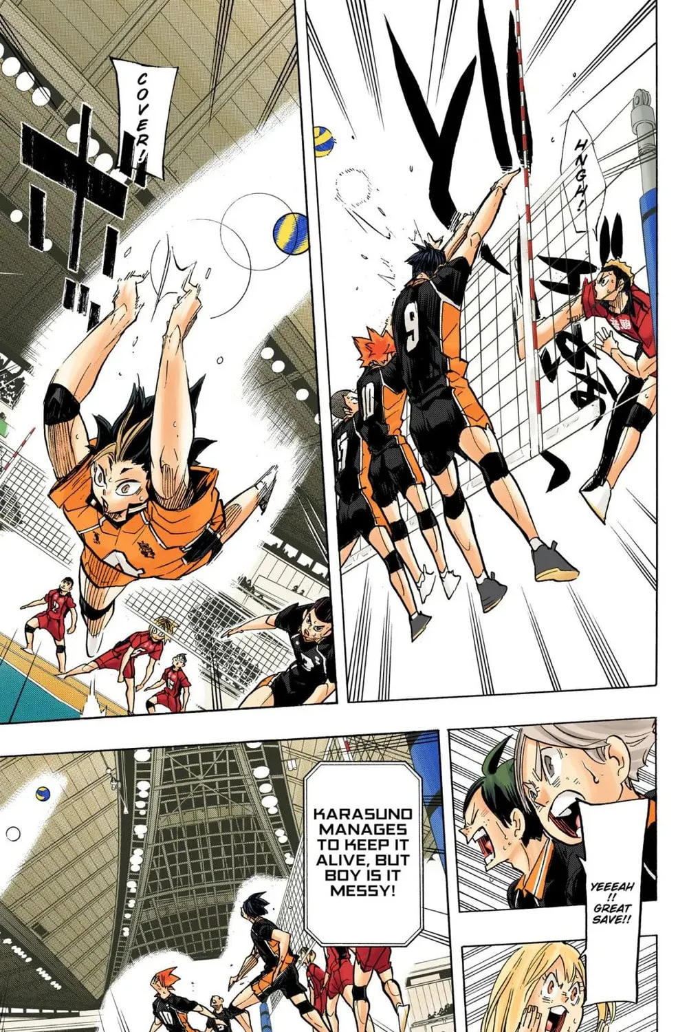 Read Haikyu!! (Official Colored) (Colored) chapter 310 image 8 on Lezhin