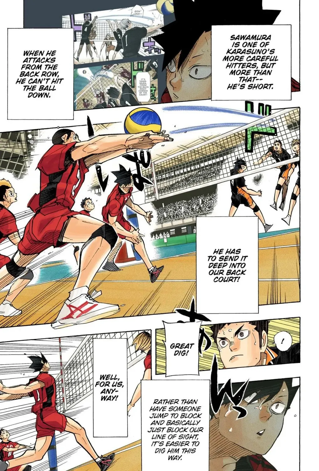 Read Haikyu!! (Official Colored) (Colored) chapter 312 image 18 on Lezhin