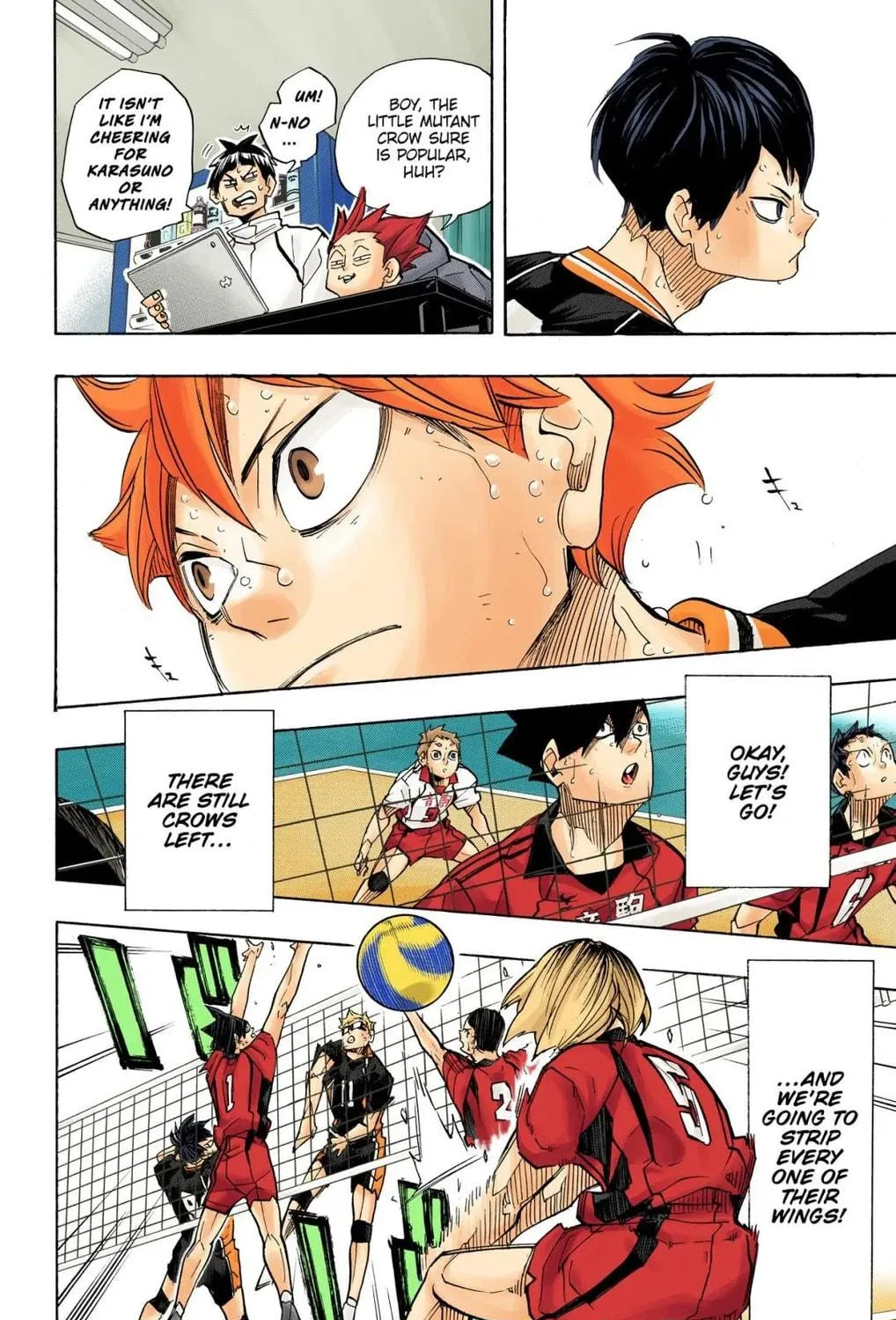 Read Haikyu!! (Official Colored) (Colored) chapter 312 image 4 on Lezhin