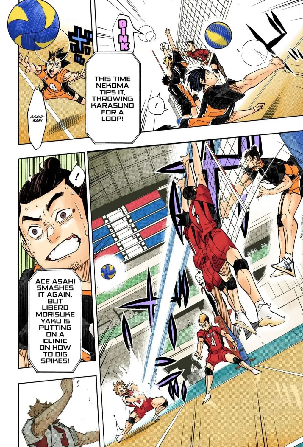 Read Haikyu!! (Official Colored) (Colored) chapter 312 image 8 on Lezhin