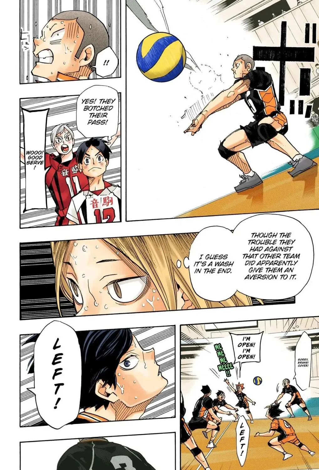Read Haikyu!! (Official Colored) (Colored) chapter 317 image 4 on Lezhin