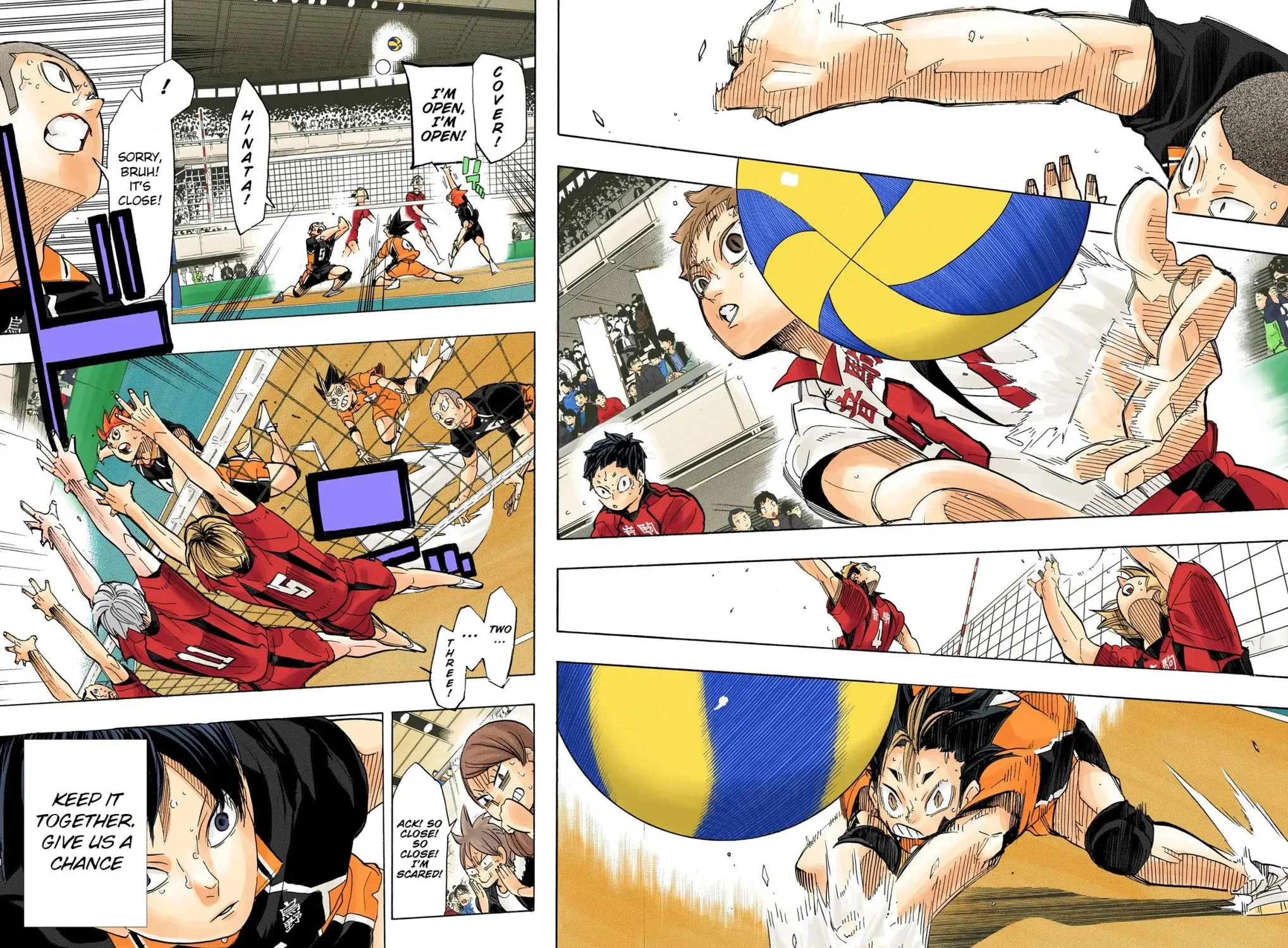 Read Haikyu!! (Official Colored) (Colored) chapter 319 image 2 on Lezhin