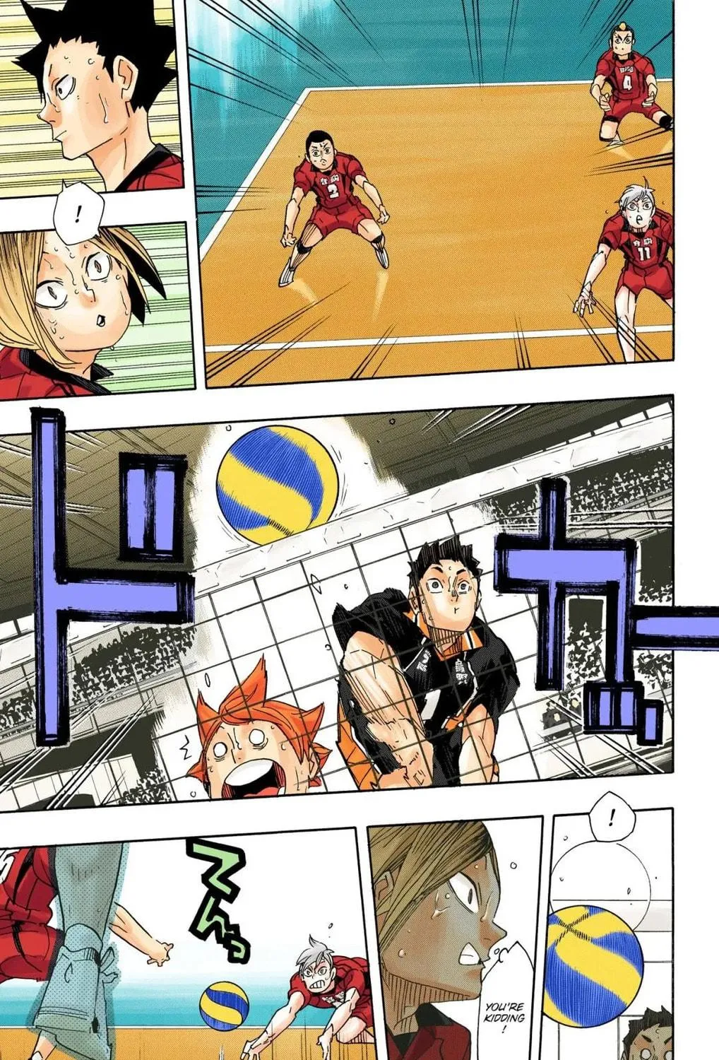 Read Haikyu!! (Official Colored) (Colored) chapter 321 image 28 on Lezhin