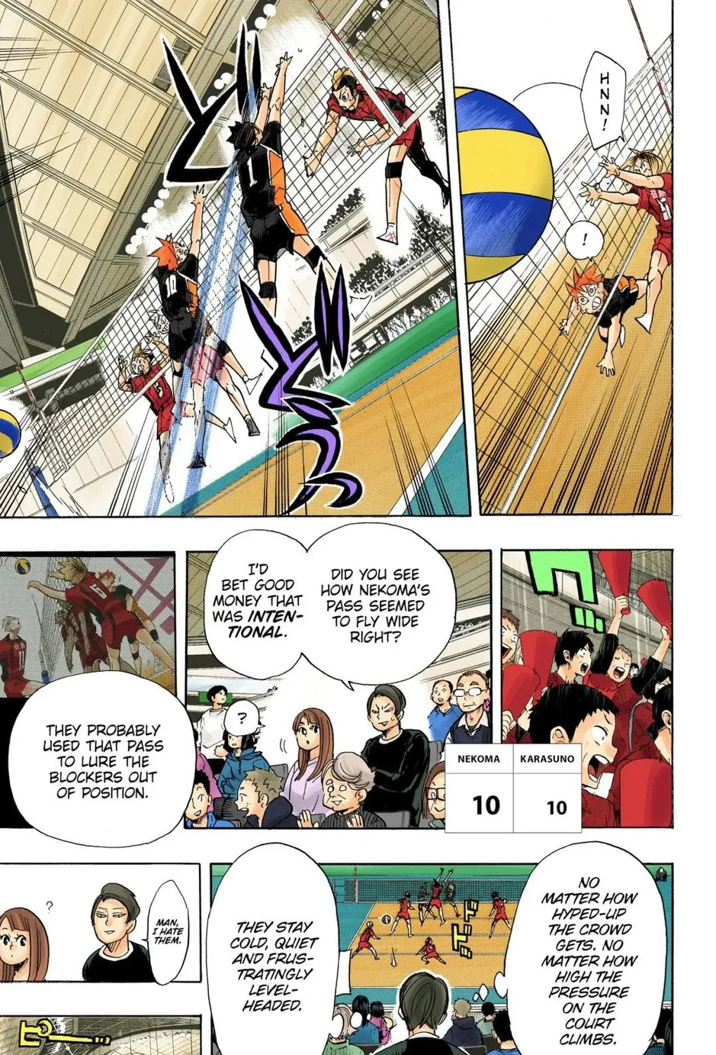 Read Haikyu!! (Official Colored) (Colored) chapter 321 image 8 on Lezhin