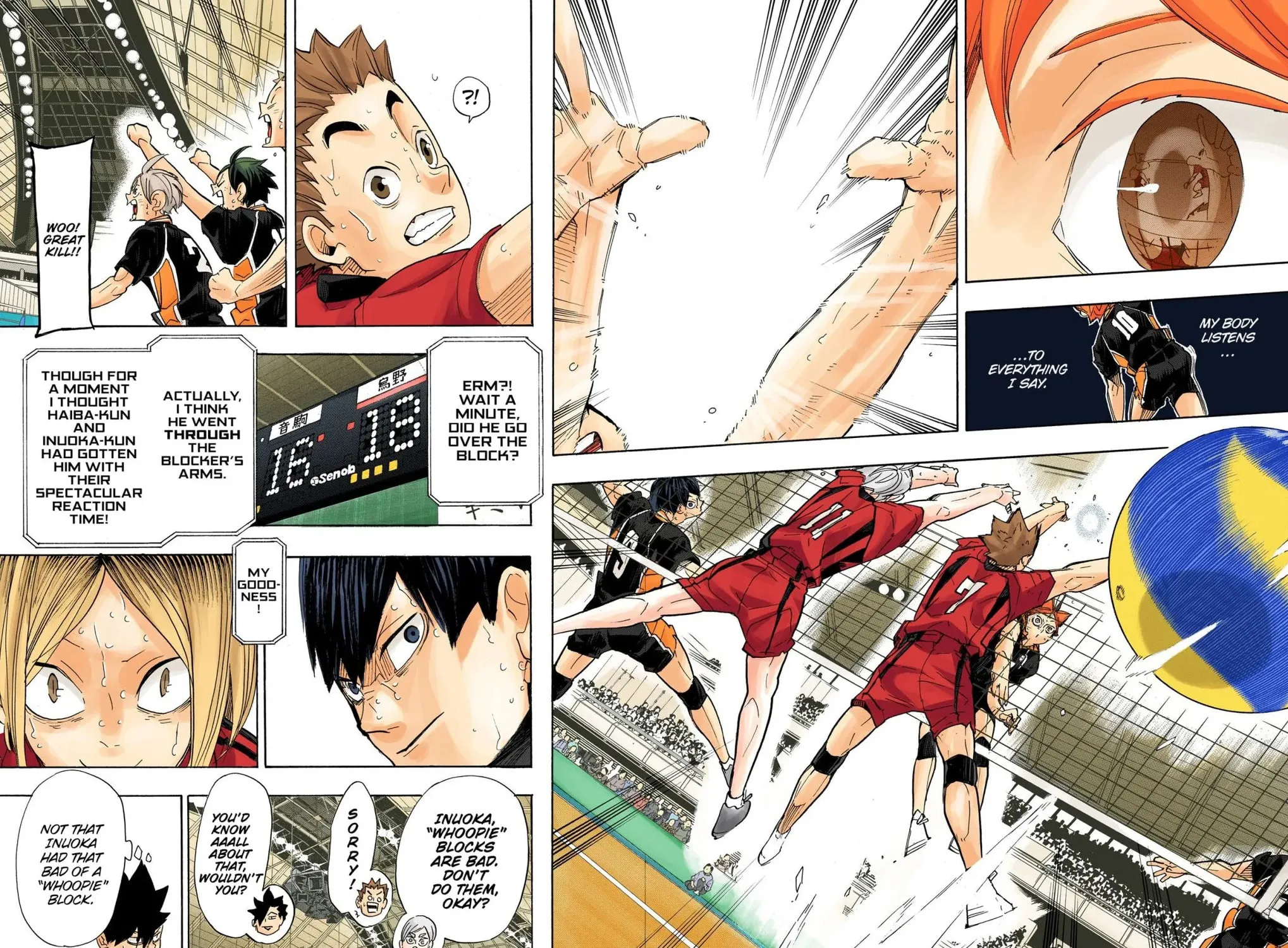 Read Haikyu!! (Official Colored) (Colored) chapter 322 image 14 on Lezhin