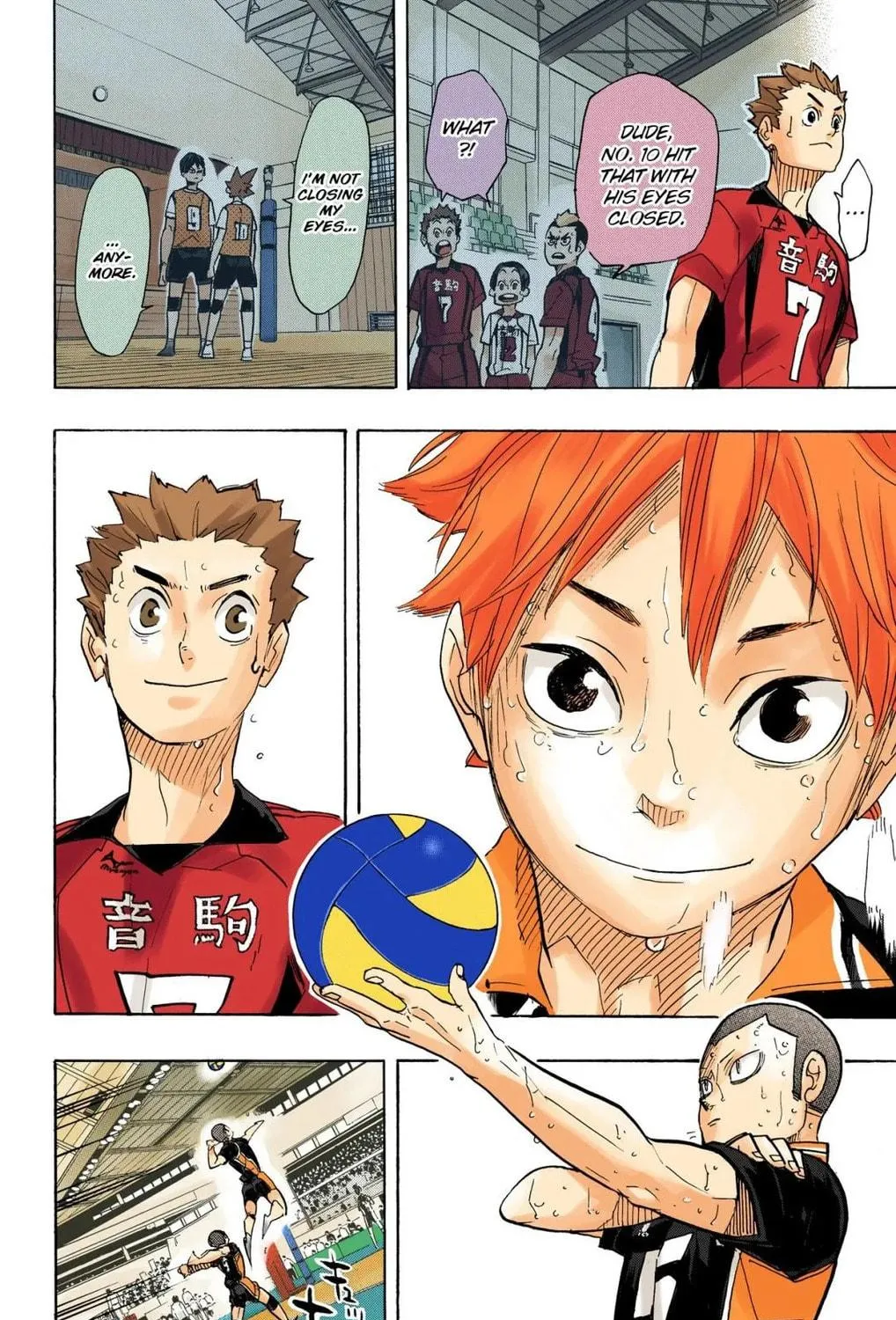 Read Haikyu!! (Official Colored) (Colored) chapter 322 image 16 on Lezhin